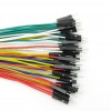 Connecting cables M-F, 20 cm - 50 pcs
