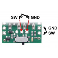 MOSFET moduł zasilania z zabezpieczeniem przed napięciem zwrotnym MP - Opis podłączenia sygnału załączającego