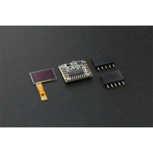 Moduł z czarno-białym wyświetlaczem OLED 0,5" 60x32 dla Arduino Micro
