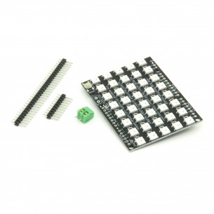 NeoPixel Shield (Arduino) - matrix of 40 diodes (8x5) RGB type WS2812