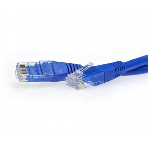 Kabel sieciowy Ethernet Patchcord UTP niebieski - 25 cm