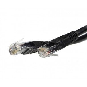 Kabel sieciowy Ethernet Patchcord UTP czarny - 3 m