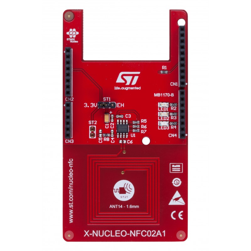 X-NUCLEO-NFC02A1 - shield (eksapnder) z tagiem NFC/RFID M24LR04E