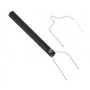 An antistatic tweezer for removing IC