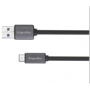 USB A 3.0 / USB C cable, 0.5m Kruger & Matz