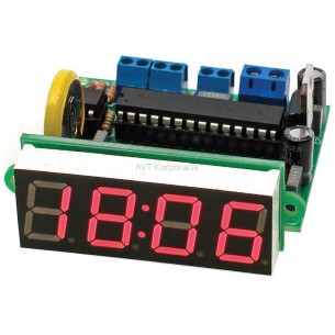 AVT3132 B / BL - simple LED clock. Self-assembly set
