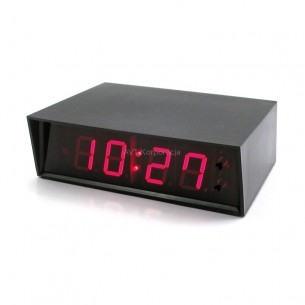 AVT1832 C - LED clock with alarm clock. Assembled set
