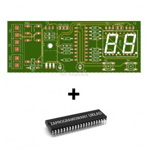 AVT1820 A + - programmable time relay. PCB with programmed layout