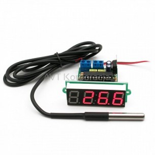 AVT3122 C / G - thermometer with LED display. Assembled set