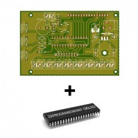 AVT5489 A + - PCB and programmed layout for an 8-channel thermometer