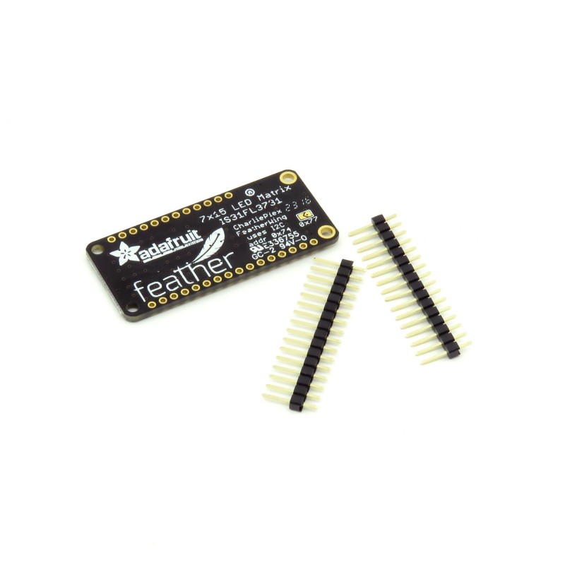 Світлодіодний матричний дисплей CharliePlex FeatherWing 15 x 7 - синій