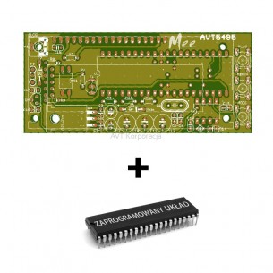 AVT5495 A + - universal car computer. PCB with programmed layout