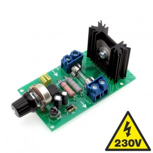 AVT1860 C - amplified power regulator of 230 VAC receivers. Assembled set