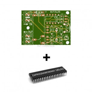 AVT3125 A + - PCB and programmed circuit for remote control switch