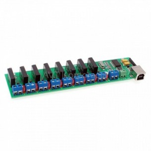 AVT1890 C - relay module from USB. Assembled set