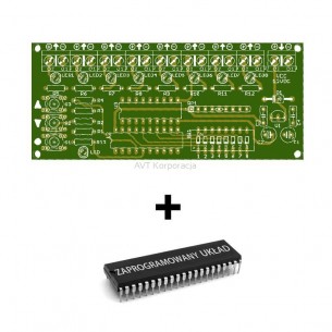 AVT1881 A + - programmable LED driver. PCB with programmed layout