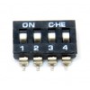DIP-Switch 4 sections SMD 2.54mm