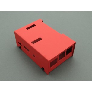 Metal housing for Raspberry Pi 3/2 / B + red