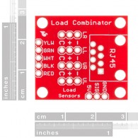SparkFun Load Sensor Combinator - mostek Wheatstone'a dla sensorów obciążenia - wymiary