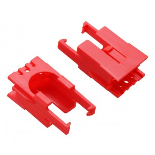 Pololu 3522 - Romi Chassis Motor Clip Pair - Red
