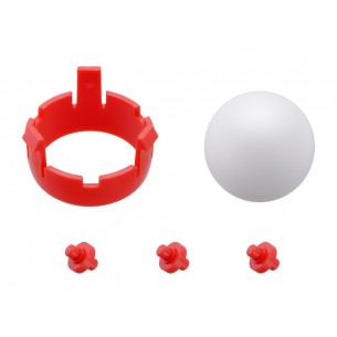 Pololu 3532 - Romi Chassis Ball Caster Kit - Red