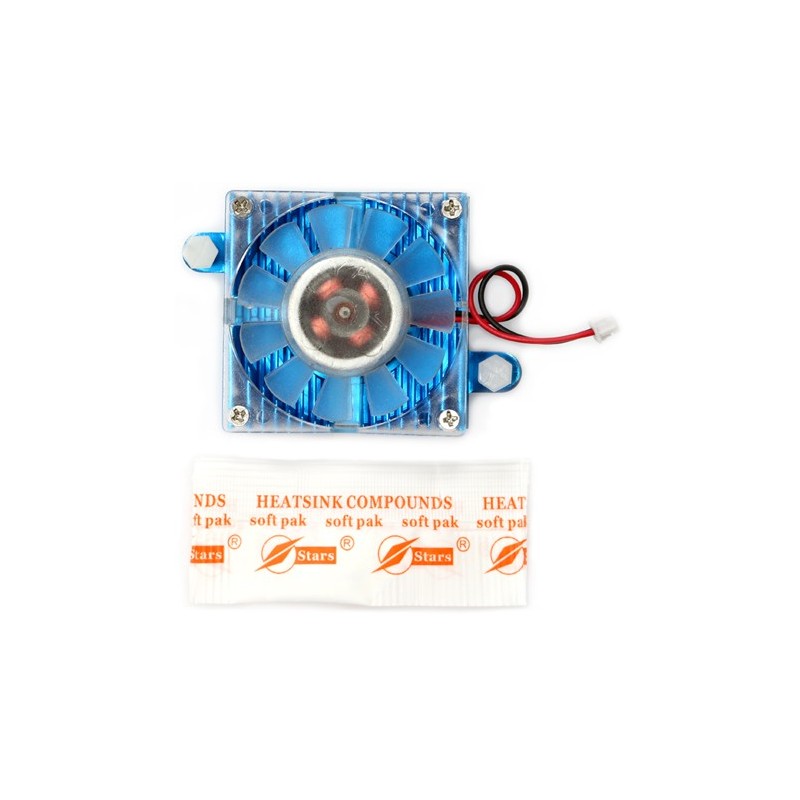 Cooling Fan XU4 Blue - wentylator do Odroida XU4 - niebieski