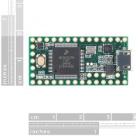 Teensy 3.2 z procesorem ARM Cortex M4 - wymiary modułu