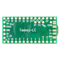 Teensy LC z procesorem ARM Cortex M0+ - zgodne z Arduino (widok od spodu)