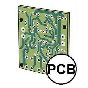 AVT795 A - running light. PCB board
