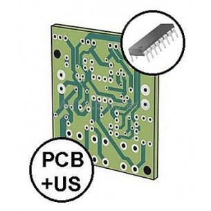 AVT5565 A + - DC motor driver for the drive. PCB and programmed layout