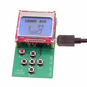 AVT5554 B - gra elektroniczna SNAKE. Zestaw do samodzielnego montażu