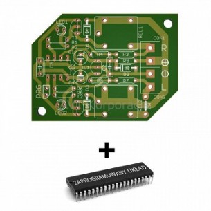 AVT1945 A + - a module of comfortable direction indicators. PCB and programmed layout