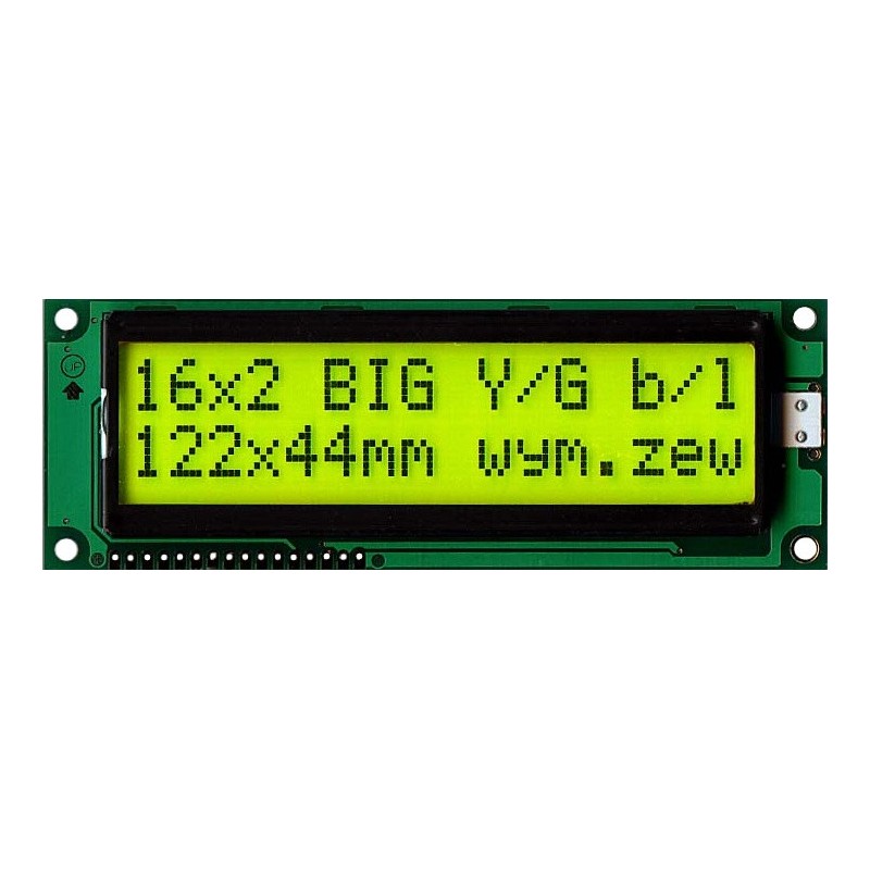 LCD-PC-1602B-Y / G-2L C
