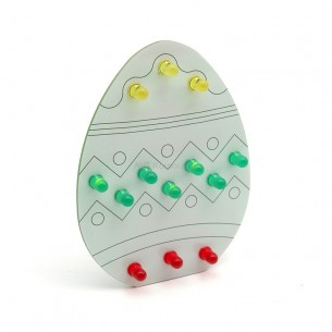 AVT3160 C - LED Easter egg. Assembled set