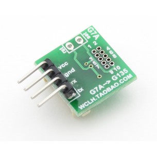 Adapter from 1.27mm pitch to 2.54mm (for PMS7003)