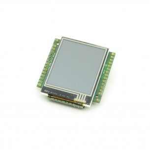 The pyboard LCD display with a touch panel