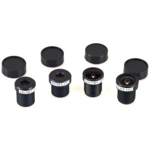 Zestaw soczewek M12 dla kamer Odroid oCam 8/6/3/2,65 mm - z filtrem IR