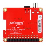 JustBoom Digi HAT - rozszerzenie HAT dla Raspberry Pi - widok od spodu