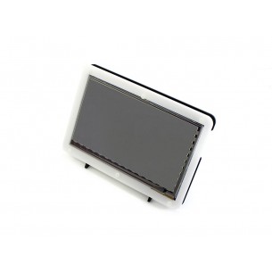 Wyświetlacz dotykowy Waveshare LCD 7" (B) 800×480 HDMI do Raspberry Pi + obudowa