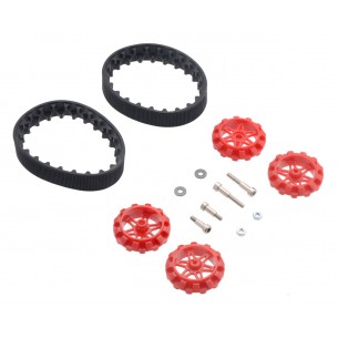 Pololu 22T track set (red)