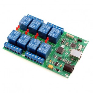 AVT5588 B - controller - timer with 8 relays. Self-assembly set