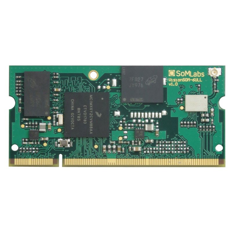 VisionSOM-6ULL - moduł z procesorem i.MX6 ULL i pamięcią eMMC 32 Gb