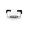 PCA-6-LA-06-HL-3 - ZIF FFC/FPC female connector, 0.5mm pitch, 6-pin, bottom contact, horizontal