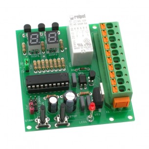 AVT5610 B - universal time relay with SKEDD connector. Self-assembly set