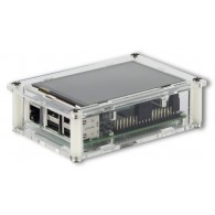 Uctronics - Wyświetlacz TFT 3,5" z panelem dotykowym, obudową i kartą SD do Raspberry Pi 3