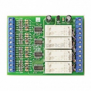 AVT3212 B - system (half) of home automation - four-channel ON / OFF module. Self-assembly set