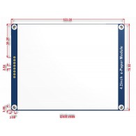 4.2 "EPAPER display module with SPI interface - dimensions