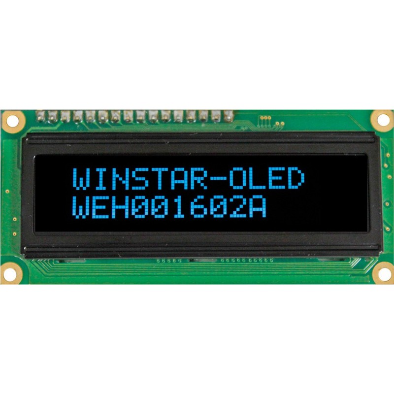 Alphanumeric display OLED 16x2 WEH001602ABPP5N00000