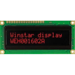 Alphanumeric display OLED 16x2 WEH001602ARPP5N00000