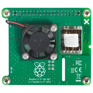 Raspberry Pi PoE HAT - Power over Ethernet for Raspberry Pi 3B + / 4B